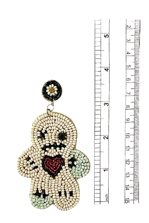 MUMMY BEADED EARRING