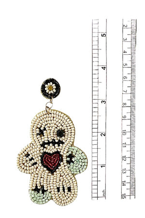 MUMMY BEADED EARRING