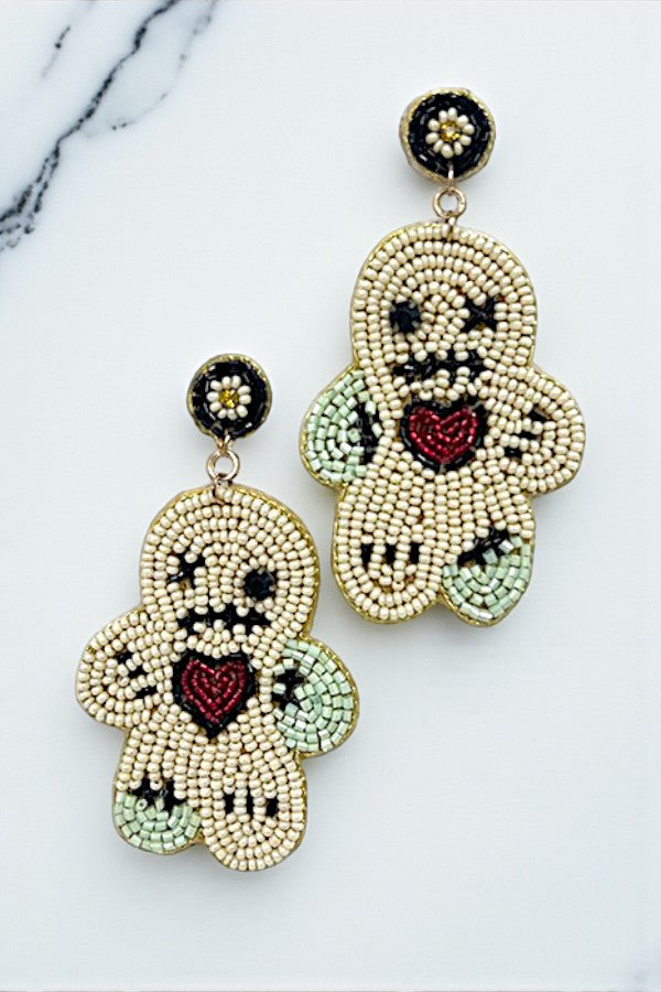 MUMMY BEADED EARRING
