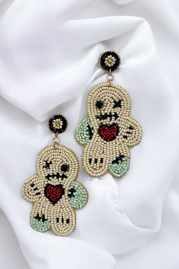 Mummy Bead Earring