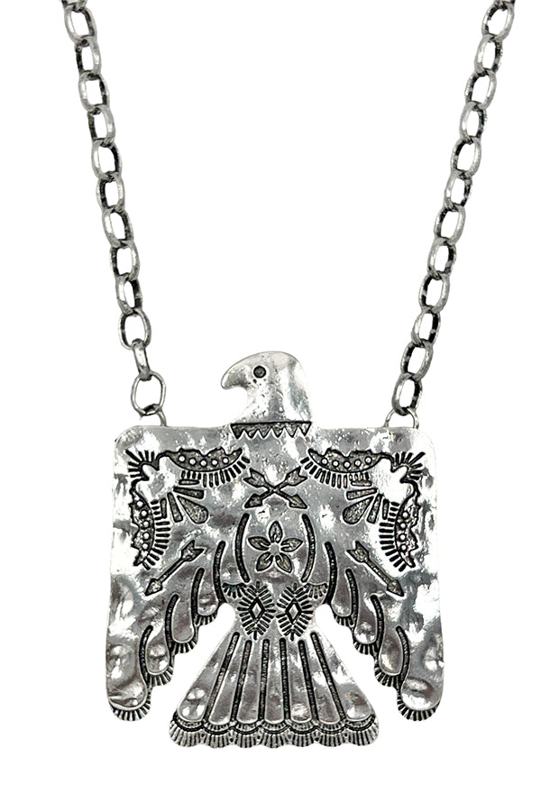 Thunderbird Etched Choker Necklace Set