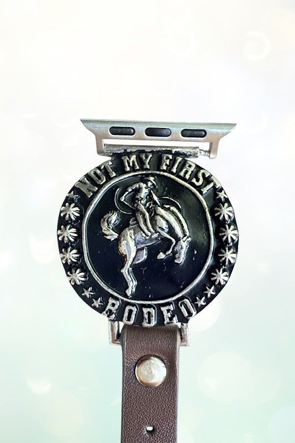WESTERN NOT MY FIRST RODEO APPLE WATCH BAND