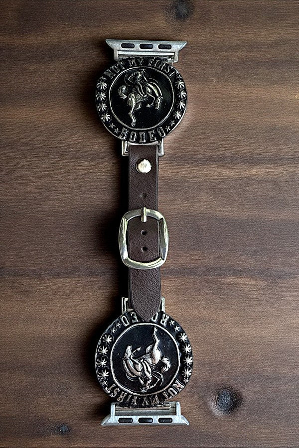 WESTERN NOT MY FIRST RODEO APPLE WATCH BAND