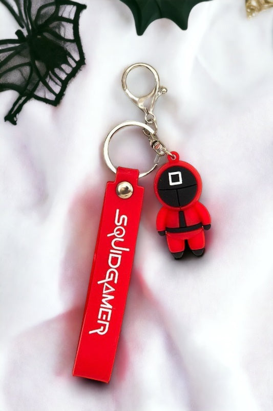 Square Gamer Novelty Keychain