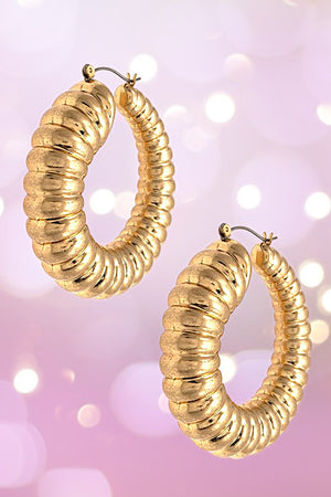 CHUNKY HOOP EARRING