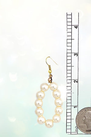 LAYERED PEARL RHINESTONE PENDANT CHOKER NECKLACE EARRING SET
