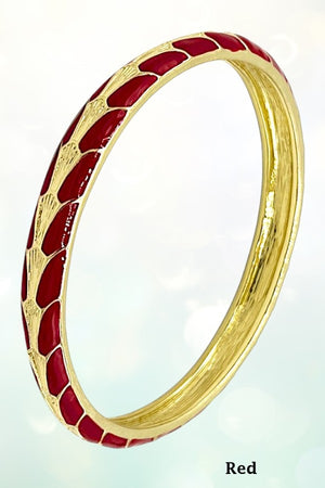GEO PATTERN BANGLE BRACELET