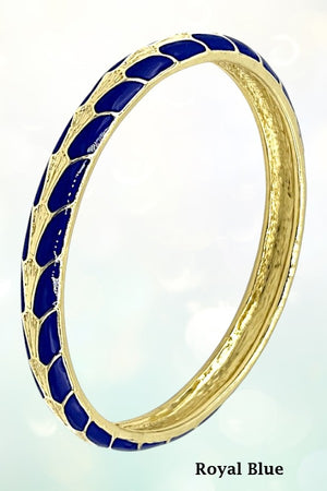 GEO PATTERN BANGLE BRACELET