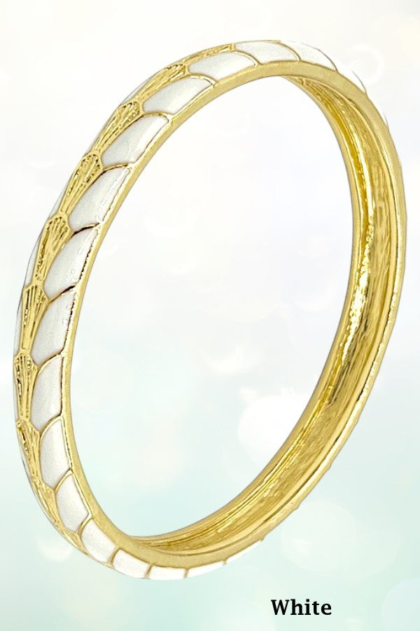 GEO PATTERN BANGLE BRACELET