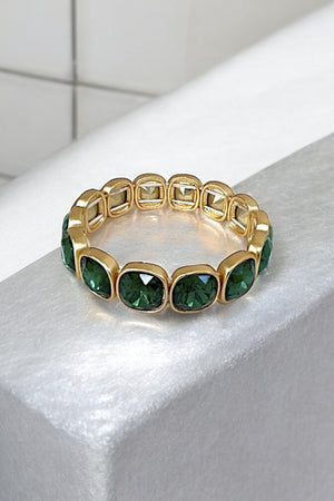 Faceted Gem Link Bracelet