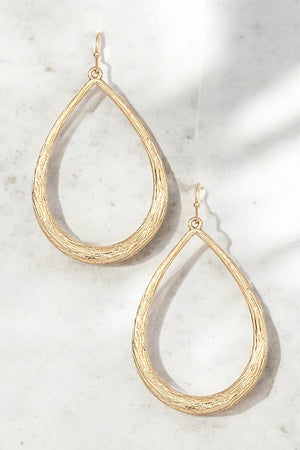 DETAILED TEARDROP EARRING