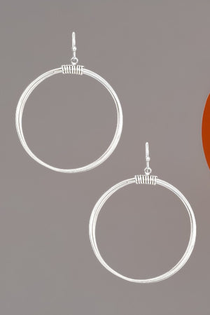 MULTI RING DANGLE EARRING