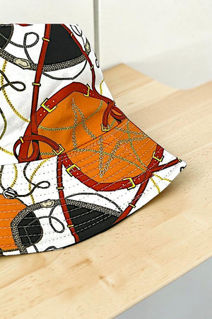 CHAIN MIX PATTERN FASHION BUCKET HAT