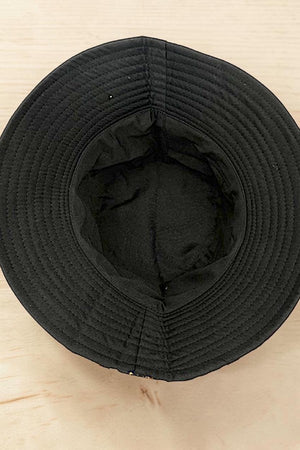 LINE PATTERN MIX PRINT FASHION BUCKET HAT