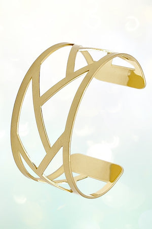 GEO CUT OUT CUFF BRACELET
