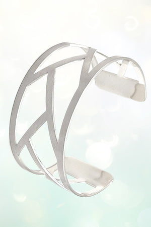 GEO CUT OUT CUFF BRACELET