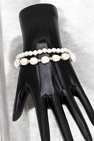 PEARL LAYERED BRACELET