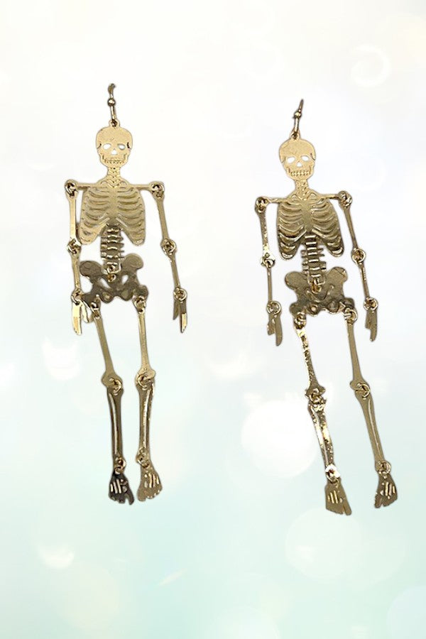SKELETON DANGLE EARRING