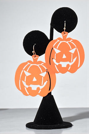 SCARY PUMPKIN DANGLE EARRING