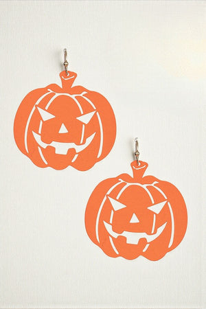 SCARY PUMPKIN DANGLE EARRING