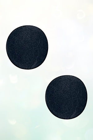 VELVET DENTED DISK POST EARRING