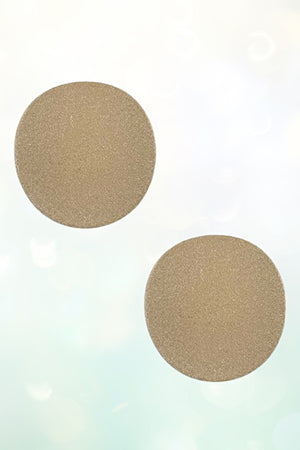 VELVET DENTED DISK POST EARRING