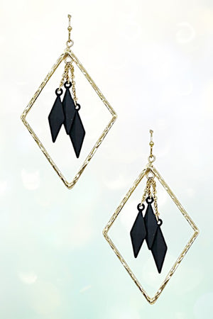 Rhombus Multi Dangle Earring