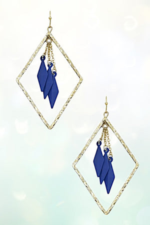 Rhombus Multi Dangle Earring