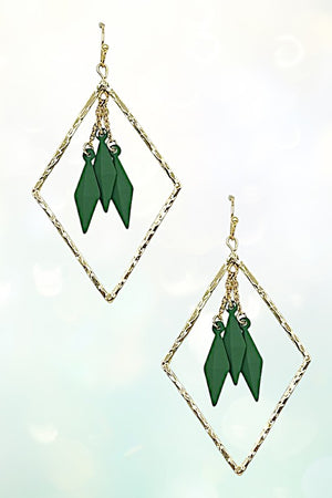 Rhombus Multi Dangle Earring