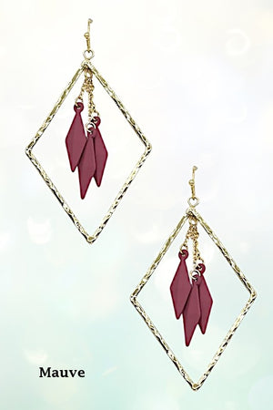 Rhombus Multi Dangle Earring