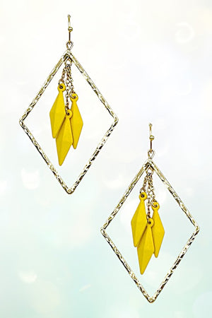 Rhombus Multi Dangle Earring