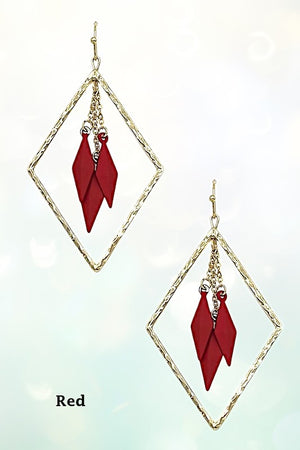 Rhombus Multi Dangle Earring