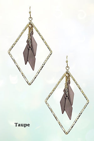 Rhombus Multi Dangle Earring