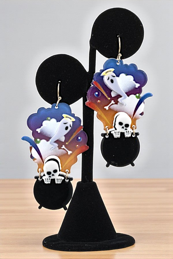 MIX HALLOWEEN DANGLE EARRING