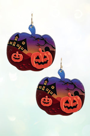 PUMPKIN DROP EARRING