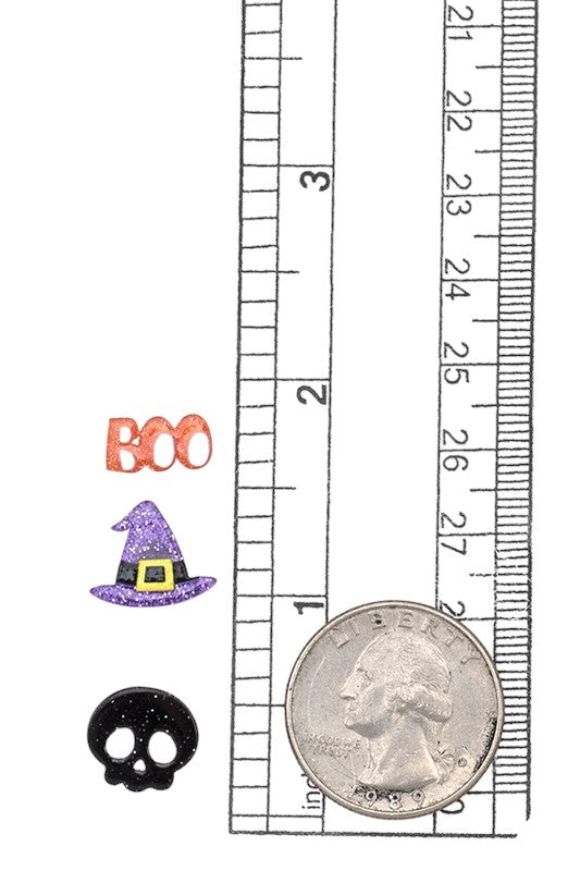 HALLOWEEN MIX POST EARRING SET