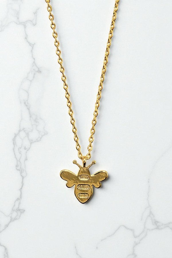 BEE PENDANT NECKLACE