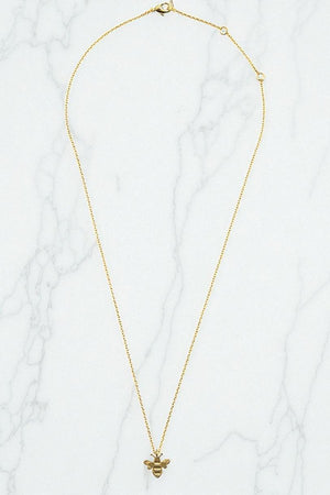 BEE PENDANT NECKLACE