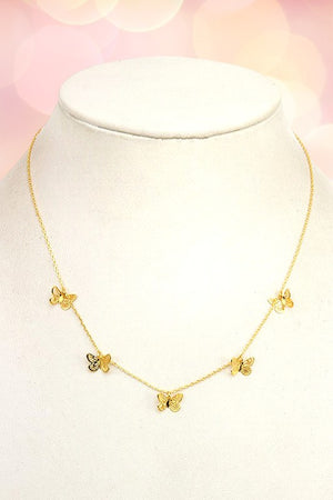 BUTTERFLY LINK NECKLACE