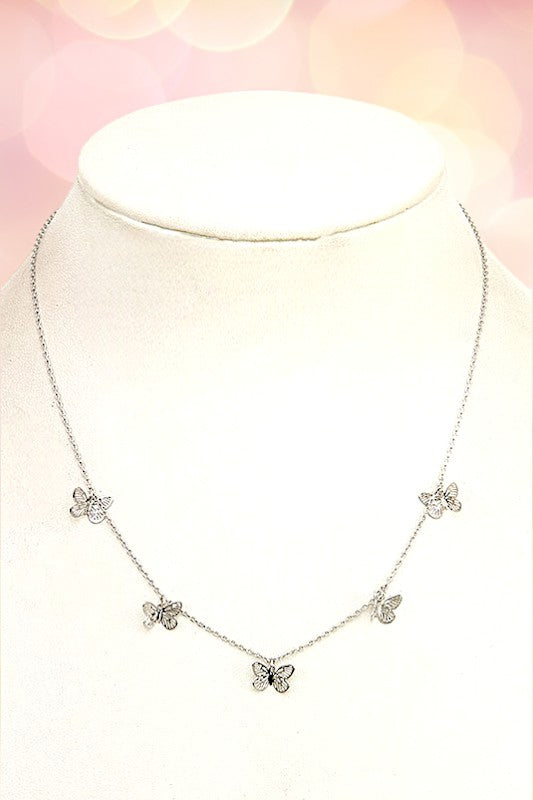 BUTTERFLY LINK NECKLACE