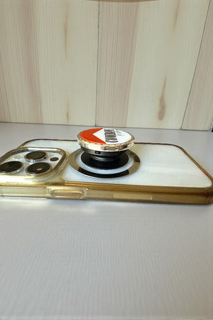 WESTERN VINTAGE ROUND COWBOY KILLER FRAMED BUTTON POP-UP PHONE GRIP