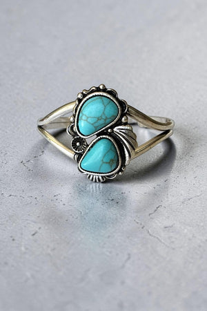 TQ GEM CENTERED CUFF BRACELET