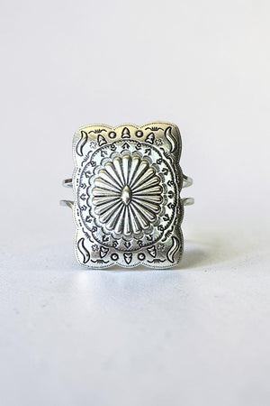 WESTERN RECTANGULAR CONCHO HINGE BRACELET