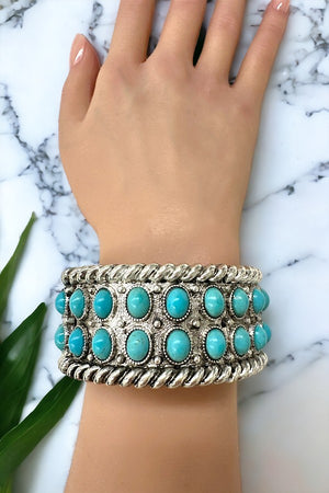 Western Pattern Bubble TQ Stretch Bracelet