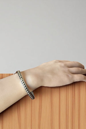 SLIM SQUARE BUBBLE STRETCH BRACELET