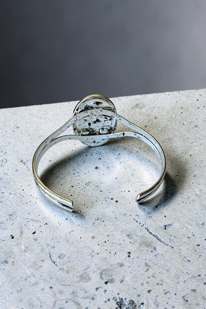 WESTERN ETCHED RUNNING HORSE CUFF BRACELET