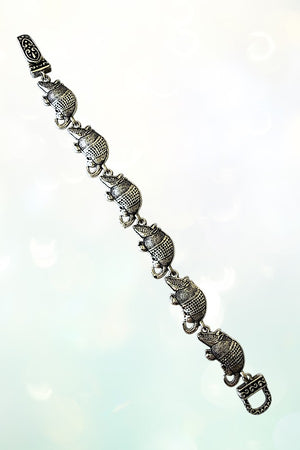 WESTERN ARMADILLO LINK BRACELET WITH MAGNETIC CLOSURE