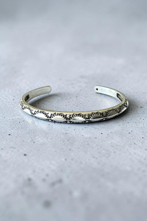 WESTERN DESIGN ETCHED CUFF BRACELET