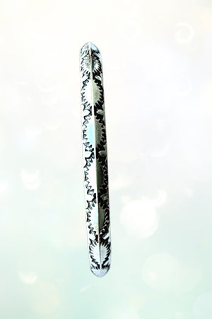 WESTERN DESIGN ETCHED CUFF BRACELET