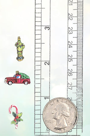 CHRISTMAS MIX TRUCK POST EARRING SET